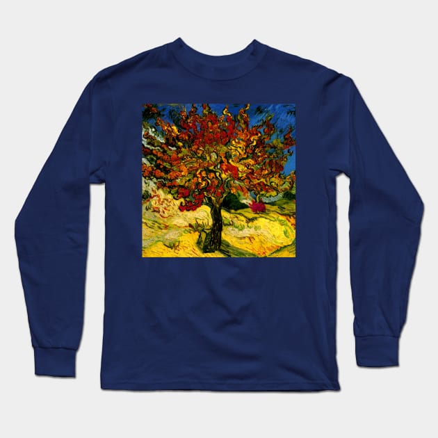 Van Gogh Mulberry Tree Long Sleeve T-Shirt by bragova